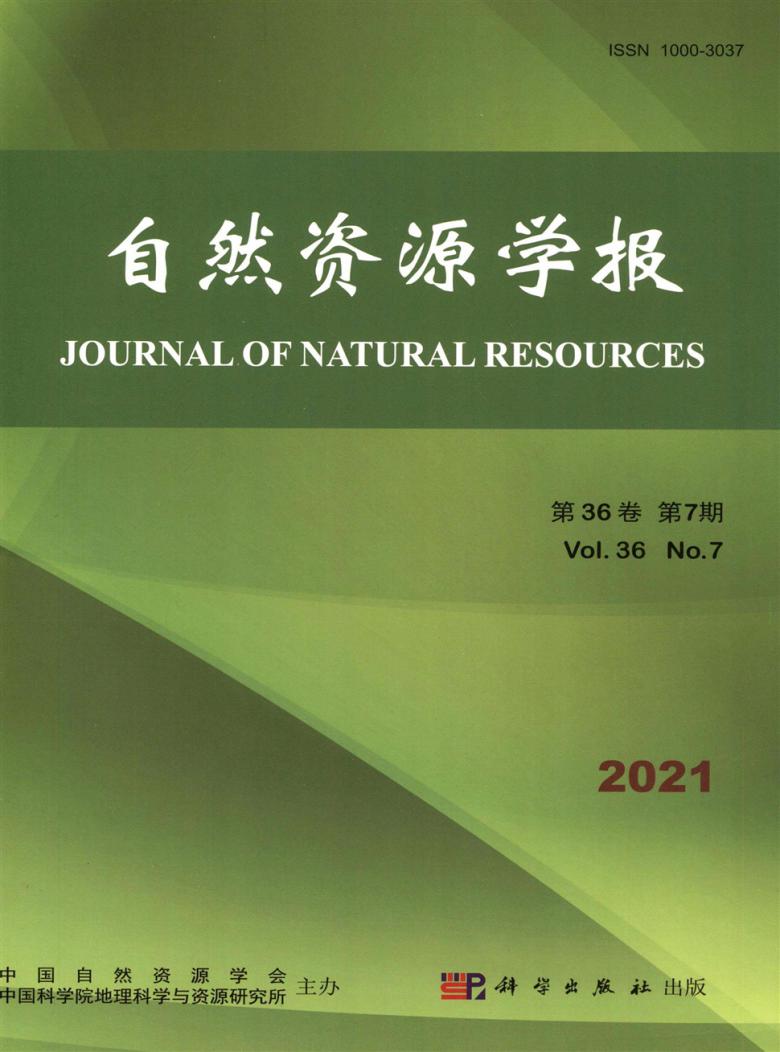 自然资源学报封面